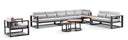 Balmoral package E - Outdoor Modular Aluminium and Teak Lounge Setting