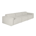 Brighton Indoor 3 Seater Fabric Sofa Lounge with Ottoman