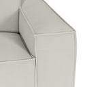 Brighton Indoor 3 Seater Fabric Sofa Lounge with Ottoman