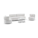 Onslow 3+1+1 Outdoor Lounge in Sunbrella with Round Coffee Table Set