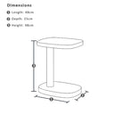 Norfolk Outdoor Aluminium Double Sun Lounge Daybed with Side Table