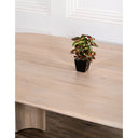 Beaumont Indoor Wooden Dining Table with Bench Seats Setting