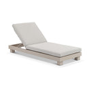 Santorini Aluminium Sun Lounge in White