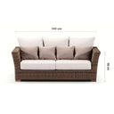Coco 2 Seater - 2 Seat DayBed In Outdoor Rattan Wicker