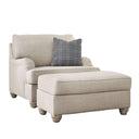 Isabelle Traemore 1 Seater Fabric Sofa with Ottoman