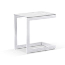 Hugo Outdoor Ceramic and Aluminium Slide Under Side Table