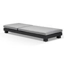 Santorini Aluminium Sun Lounge in Charcoal