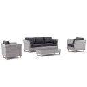 Carolina Outdoor Lounge 3+1+1 with Coffee Table