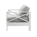 Kansas 1 seater Outdoor Aluminium Lounge Arm Chair