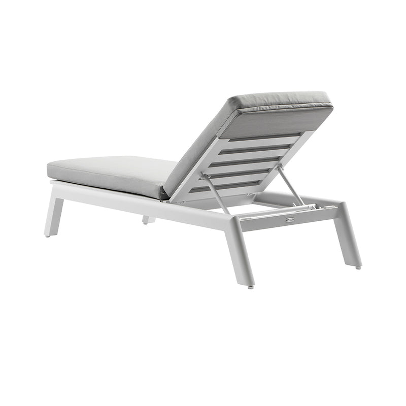 Bondi Outdoor Aluminium Sun lounge Set with Santorini Side Table