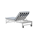 Kansas Outdoor Aluminium Sun Lounge on Wheels