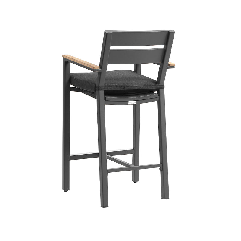 Balmoral 1.5m Aluminium Bar Table with 4 Capri Bar stools