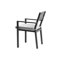 Austin Outdoor 2.2m - 3m Extension Aluminium Table with 10 Santorini Dining Chairs