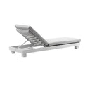 Santorini Aluminium Sun Lounge Set in White