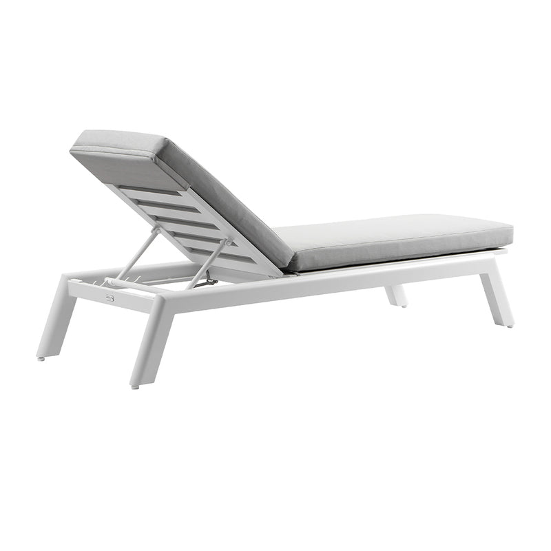 Bondi Outdoor Aluminium Sun lounge Set with Santorini Side Table