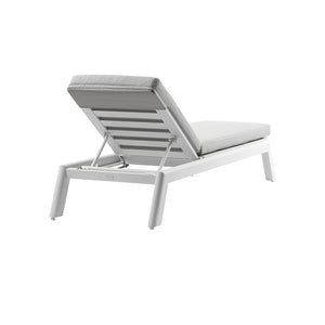 Bondi Outdoor Aluminium Sun lounge Set with Santorini Side Table