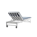 Kansas Outdoor Aluminium Sun Lounge on Wheels