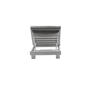 Santorini Aluminium Sun Lounge Set in White