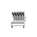 Kansas Outdoor Aluminium Sun Lounge on Wheels