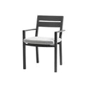 Capri 7pcs Dining Setting with Santorini Chairs in Charcoal