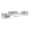 Bronte 3+2+1+1 Outdoor Aluminium Lounge Setting with Coffee Table