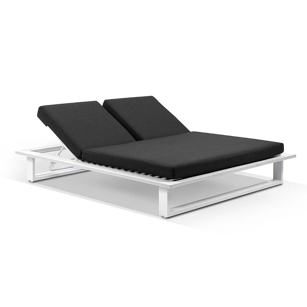 Arcadia Double Aluminium Sun Lounge