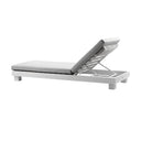 Santorini Aluminium Sun Lounge Set in White
