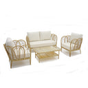 Bangalow 2+1+1 Outdoor Lounge Setting with Coffee Table
