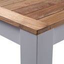 Balmoral 2.5m Outdoor Aluminium Teak Top Dining Table