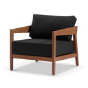 Bronte 1 Seater Outdoor Teak Look Aluminium Chair