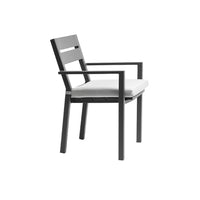 Austin Outdoor 3m - 3.8m Extension Aluminium Table with 12 Santorini Dining Chairs