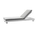 Santorini Aluminium Sun Lounge Set in White