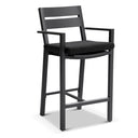 Santorini Outdoor Aluminium 1.5m Bar Table with 6 Bar stools