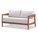 Bronte 3+2+1 Outdoor Teak Look Aluminium with Sunbrella Lounge Setting with Coffee Table