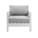 Kansas 1 seater Outdoor Aluminium Lounge Arm Chair