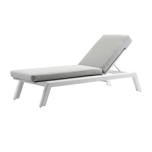 Bondi Outdoor Aluminium Sun lounge Set with Santorini Side Table