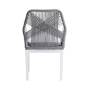 Hugo Outdoor Aluminium and Rope Dining Chair