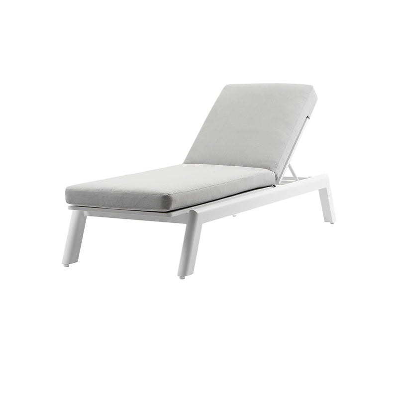 Bondi Outdoor Aluminium Sun lounge Set with Santorini Side Table