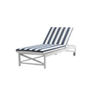 Kansas Outdoor Aluminium Sun Lounge on Wheels