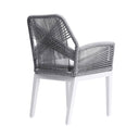 Hugo Outdoor Aluminium and Rope Dining Chair