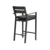 Balmoral 2m Bar Table with 6 Capri Bar stools