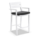 Santorini Outdoor Aluminium 2m Bar Table with 6 Bar stools