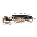 Santorini Package B in Teak Timber Look Finish