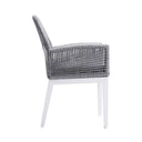 Hugo Outdoor Aluminium and Rope Dining Chair