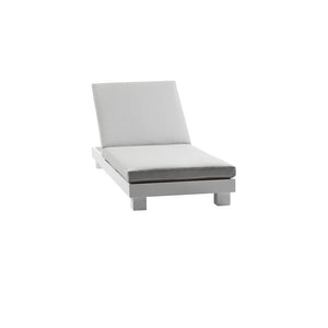 Santorini Aluminium Sun Lounge Set in White