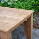 Barbados Outdoor Teak 3m Rectangle Table with 2 Bench Seats