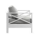 Kansas 1 seater Outdoor Aluminium Lounge Arm Chair