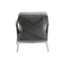 Hugo 3+2+1 Seater Outdoor Aluminium and Rope Lounge Set with Coffee Table