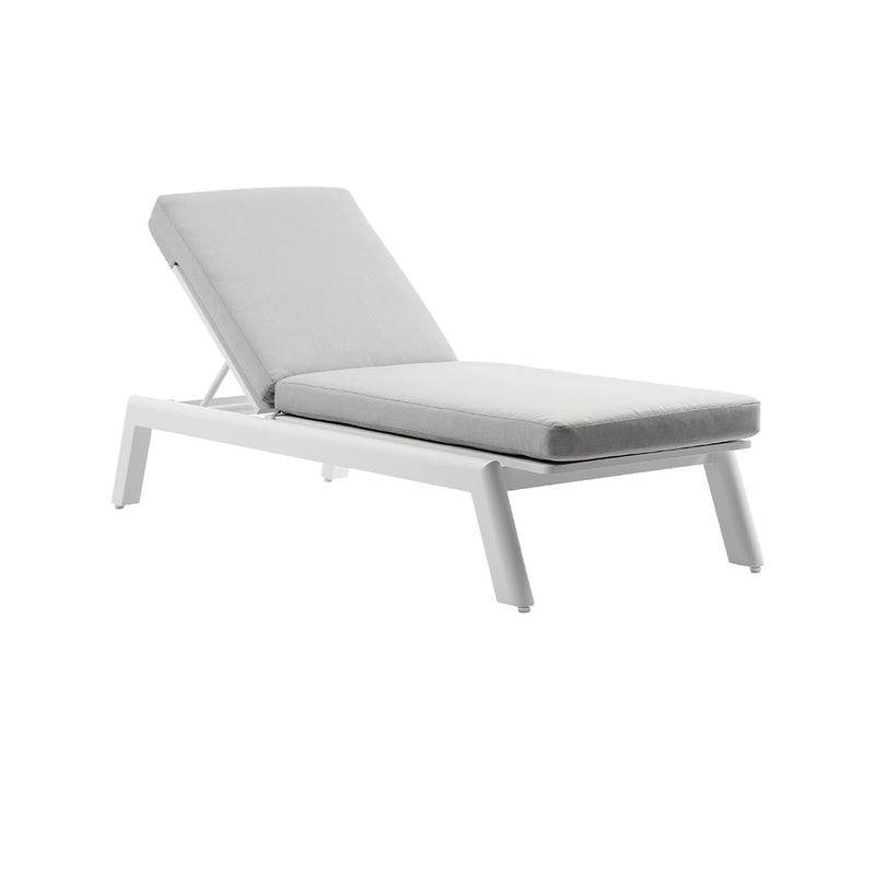 Bondi Outdoor Aluminium Sun lounge Set with Santorini Side Table