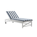 Kansas Outdoor Aluminium Sun Lounge on Wheels